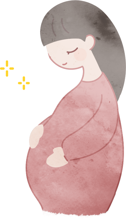 妊婦さんのイラスト